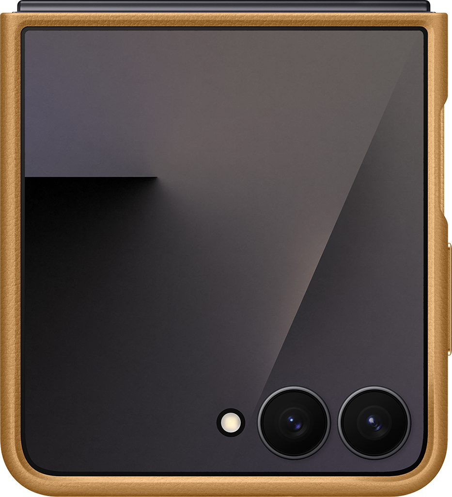 Клип-кейс Samsung Kindsuit Z Flip7 Песочно-коричневый