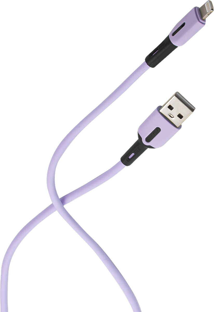 SJ431 USB to Apple Lightning 1m Purple кабель usams sj431 usb to apple lightning 1m white