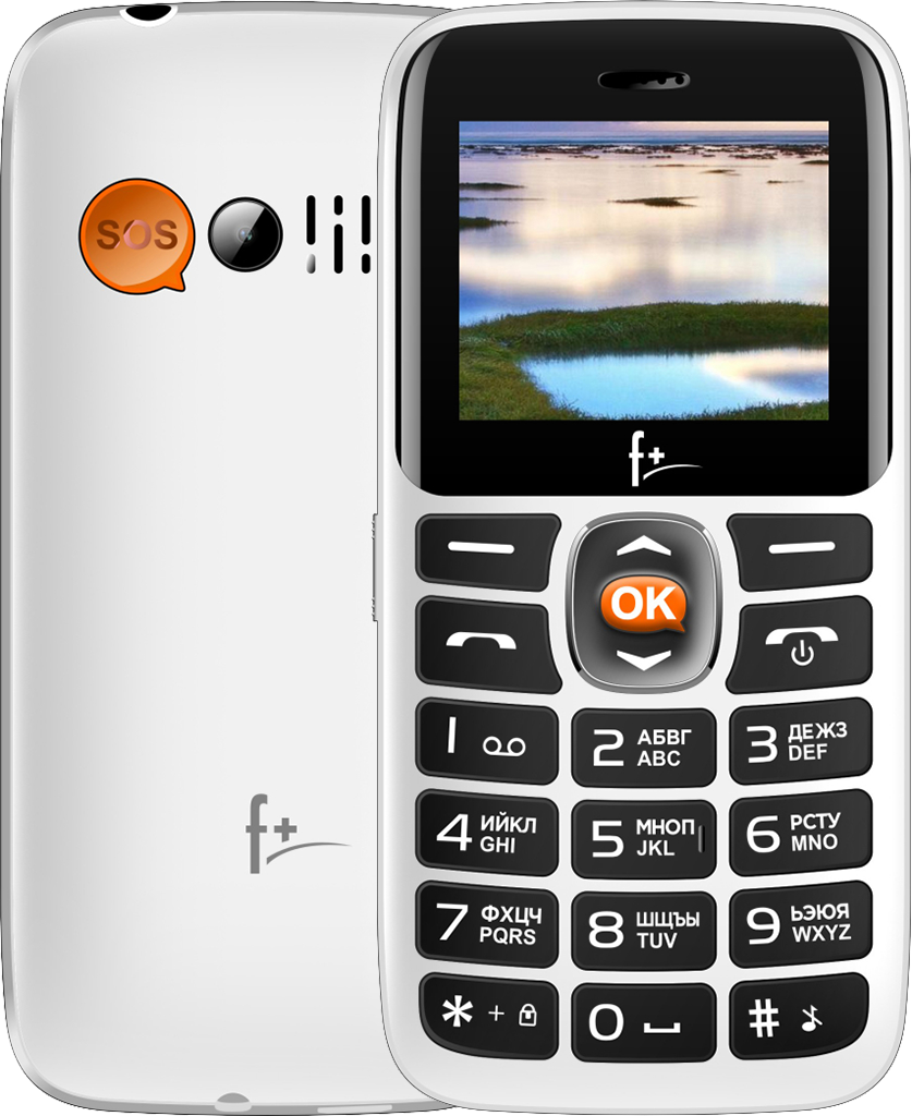 Кнопочный телефон F+ Ezzy 4 White