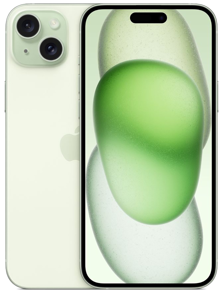 iPhone 15 Plus 128GB MTXE3CH/A Green (Nano+Nano) смартфон apple iphone 15 plus 128gb mtxe3ch a green