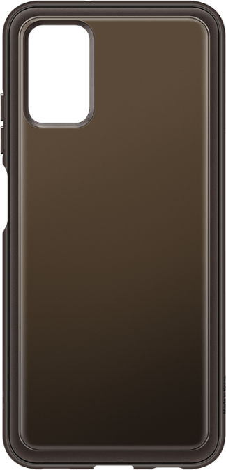 Soft Clear Cover A03s Black