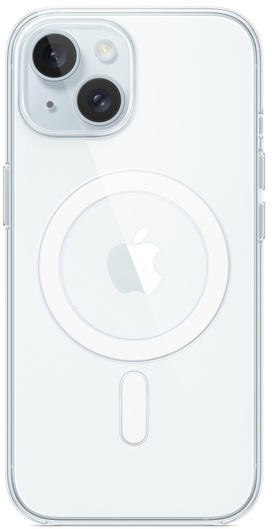 Clear Case with MagSafe для Apple iPhone 15 прозрачный фото