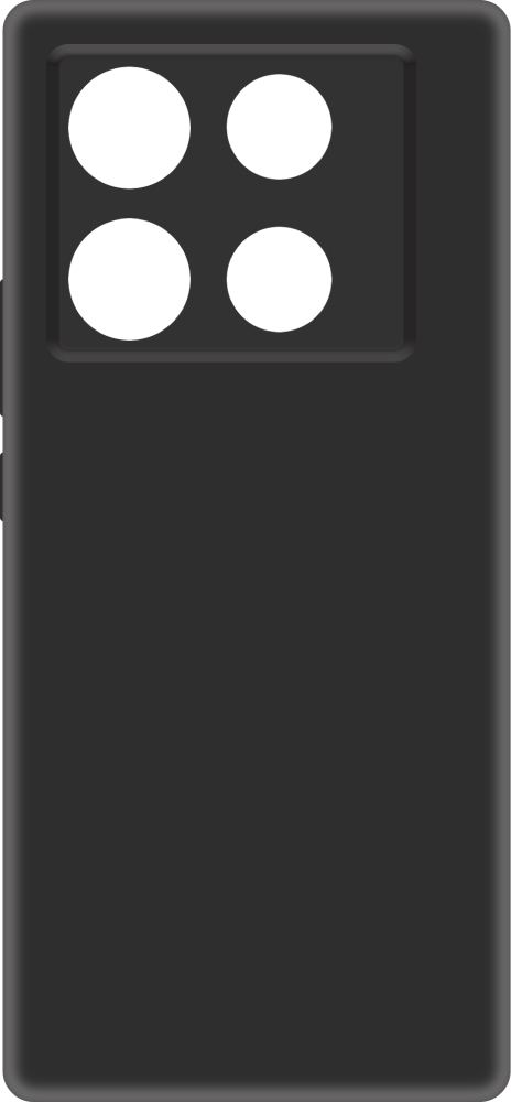 Клип-кейс Krutoff Soft Case для Infinix Note 40 Pro Black чехол накладка krutoff clear case roblox ошибка доступа для xiaomi mi 10 lite