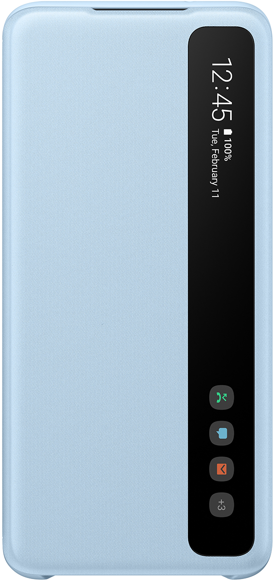Чехол Samsung Smart Clear View Cover S20 Blue
