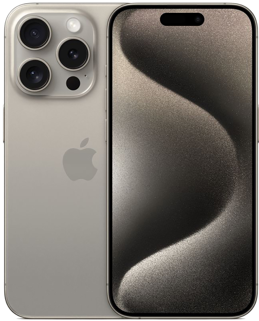 Смартфон Apple iPhone 15 Pro 256GB MV973CH/A Natural Titanium (Nano+Nano) смартфон apple iphone 14 pro max 256gb mq8a3ch a purple nano nano