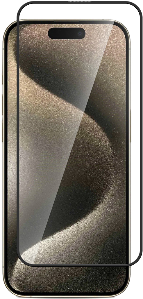 для Apple iPhone 15 Black oppo a55 ащитный экран из нано стекла 9h одна штука