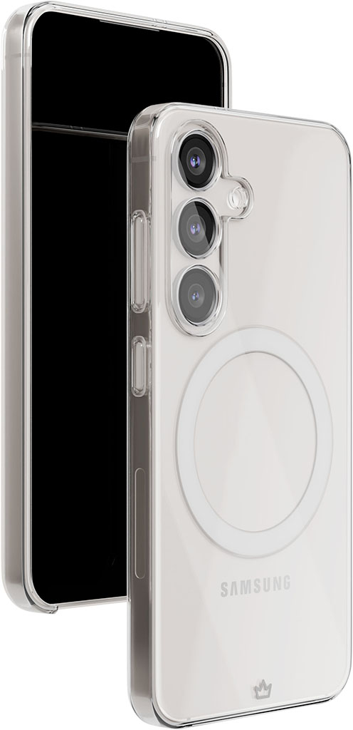 Клип-кейс VLP Puroс MagSafe для Samsung Galaxy S25 Прозрачный