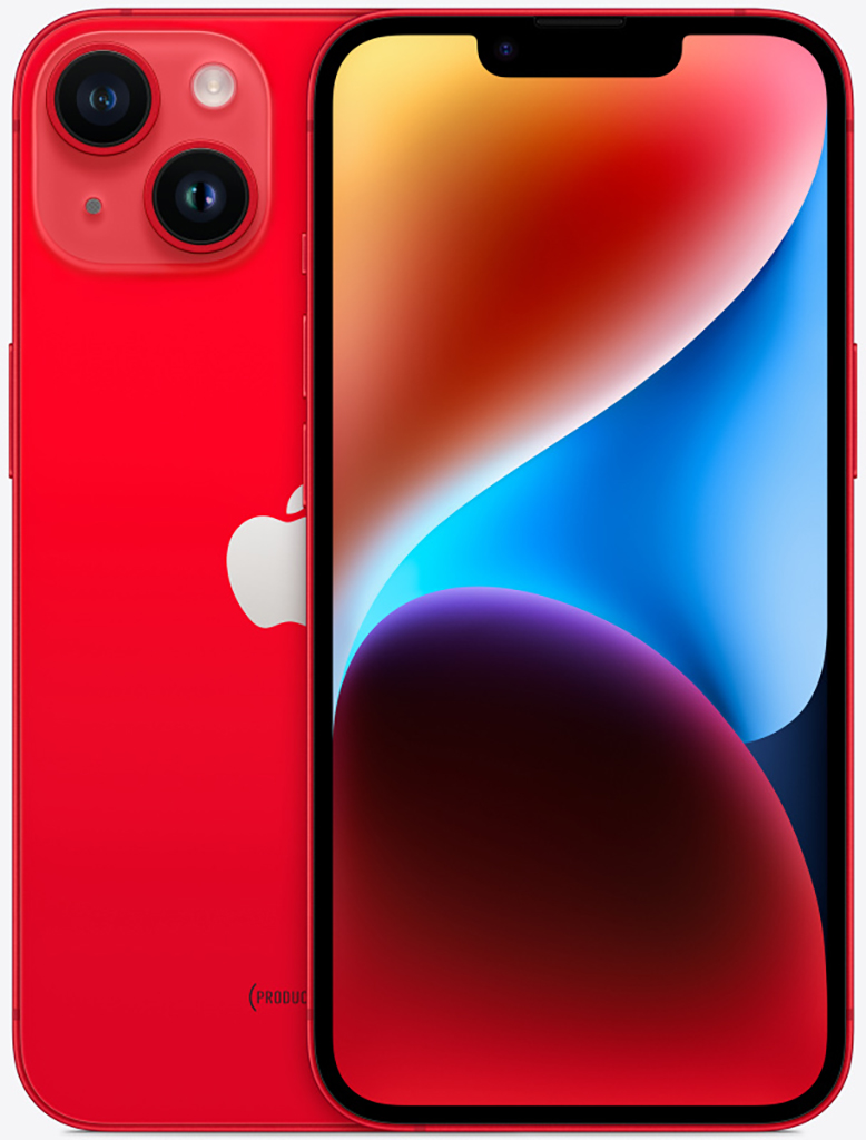 Смартфон Apple iPhone 14 128GB MPVA3RX/A Red