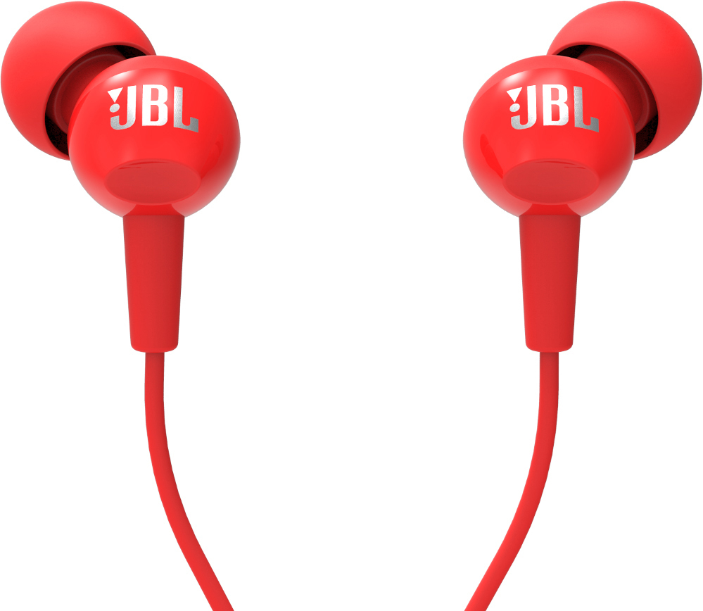 Наушники JBL C100SIU Red цена и фото