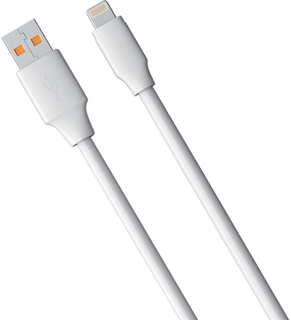 USB to Apple Lightning 1m White горящие скидки zetton usb to apple lightning 1m white