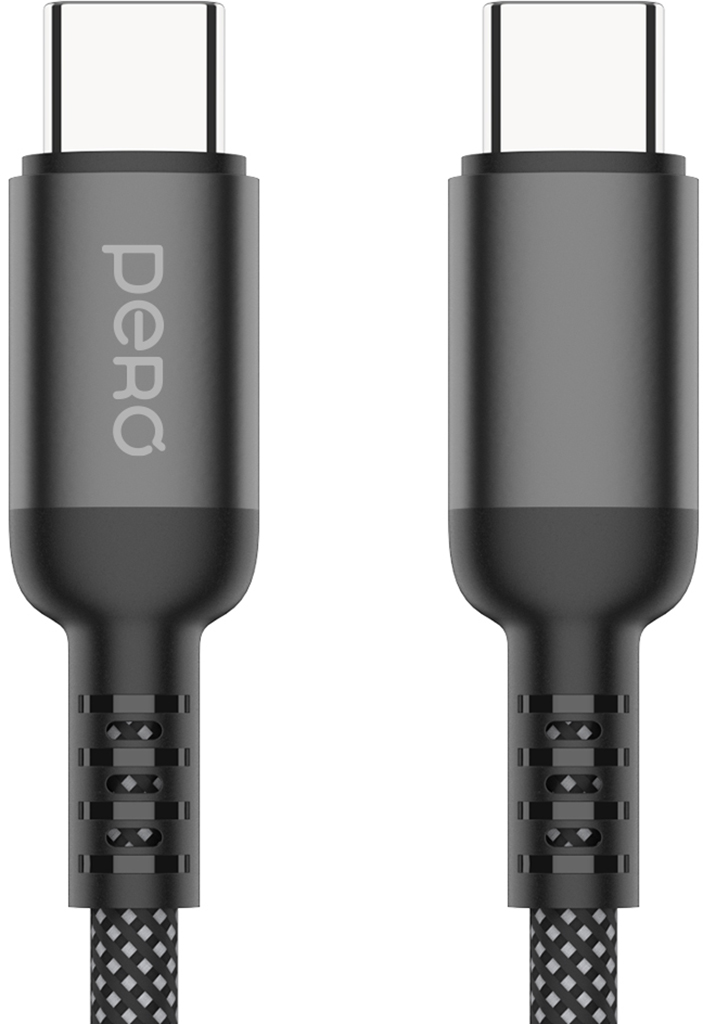Кабель Pero DC15 Ultimate PD USB-C to USB-C 60W 12m Чёрный 1390₽