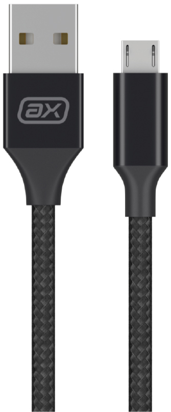 Кабель AXXA USB to microUSB 1m Black