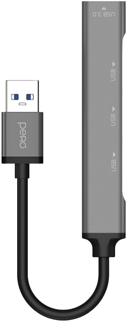 USB-хаб Pero MH01 USB to USB Gray 990₽