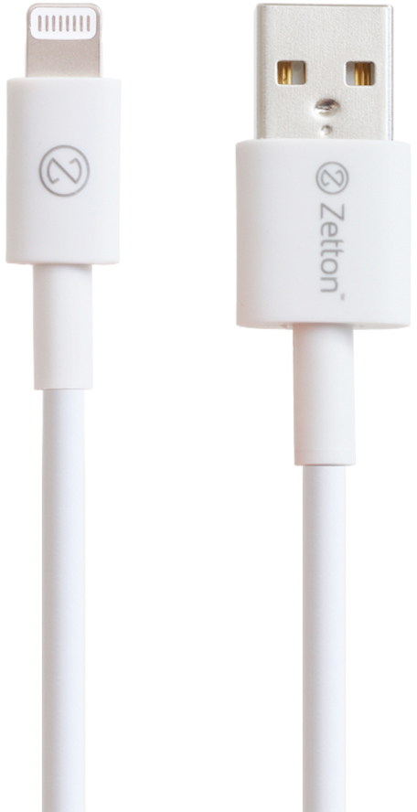 USB to Apple Lightning 1m White кабель olmio usb to apple lightning 1m white