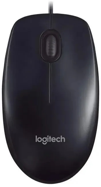 Мышь проводная Logitech M90 Black