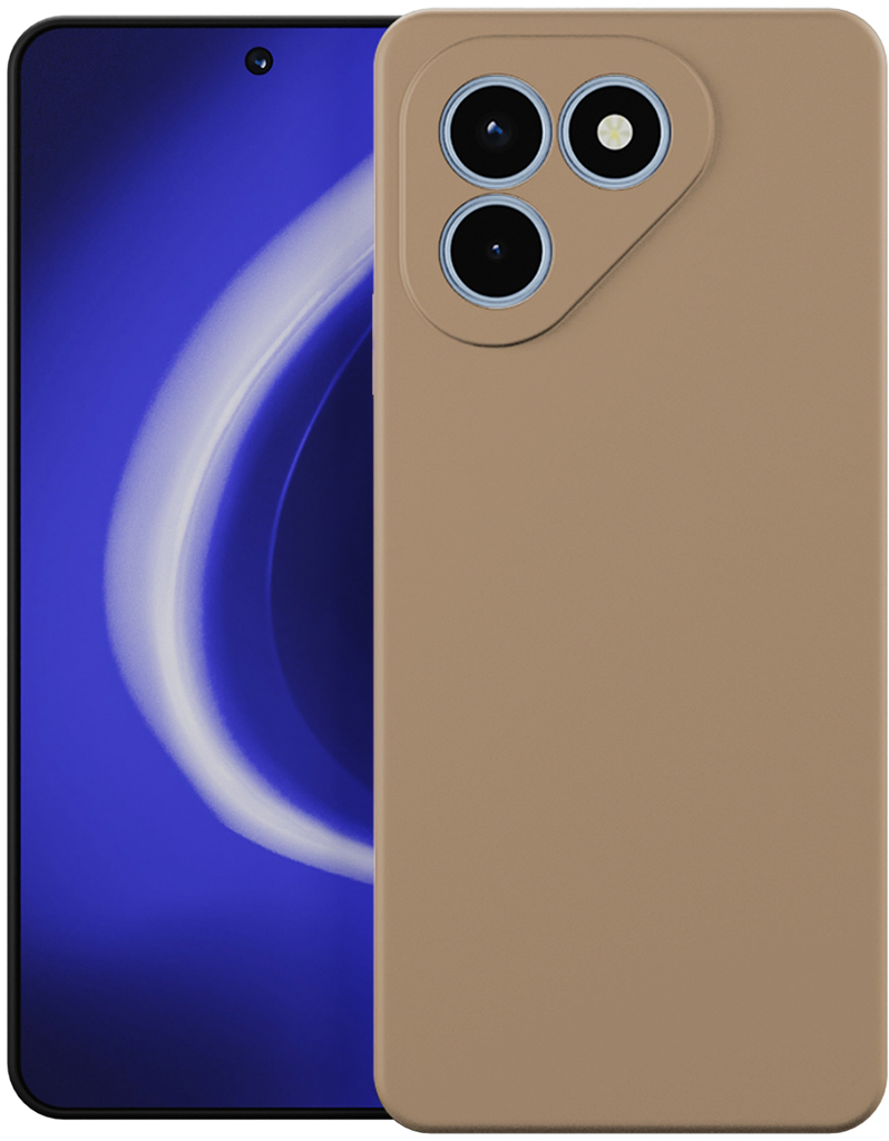 Клип-кейс Krutoff Silicone Case для TECNO Pova 7 Neo Beige 290₽