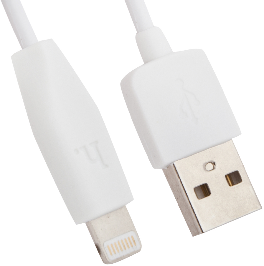 Кабель Hoco X1 USB to Apple Lightning 1m White аксессуар travel blue usb lightning cable 1m white 970_wht