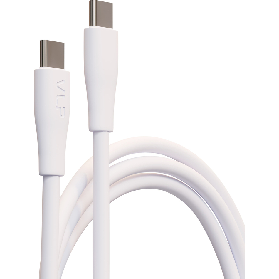 Кабель VLP Color Line USB Type-C to USB Type-C 1m белый 790₽