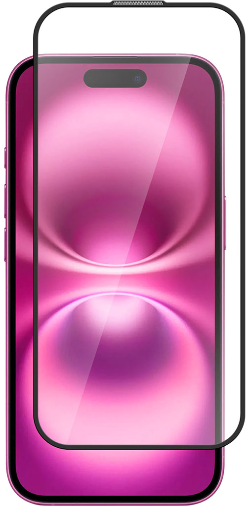 Защитное стекло BoraSCO для Apple iPhone 16 Black 490₽