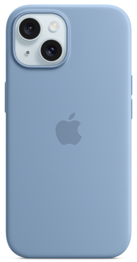 Silicone Case with MagSafe для iPhone 15 Winter Blue 3649₽