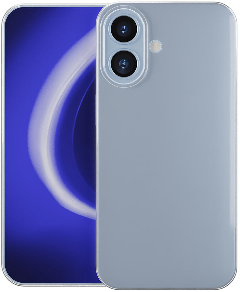 Клип-кейс Krutoff Clear Case для Apple iPhone 17 Прозрачный 490₽