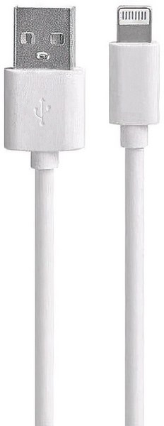 USB to Apple Lighting 1m White горящие скидки akai metall usb to apple lighting 1m black