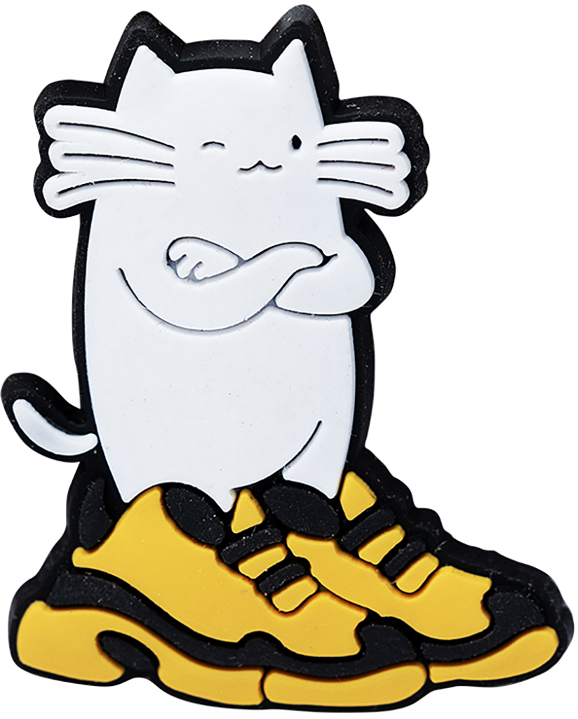 Джибитс «Кот Пуш в кроссовках» чехол mypads кот в кроссовках для doogee v20 задняя панель накладка бампер