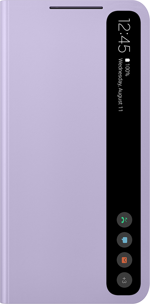 Чехол Samsung Smart Clear View Cover S21 FE Lavender