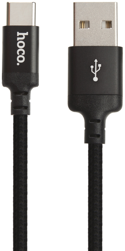 X14 USB to USB-C 2m Black кабель hoco x14 usb to usb c 2m black
