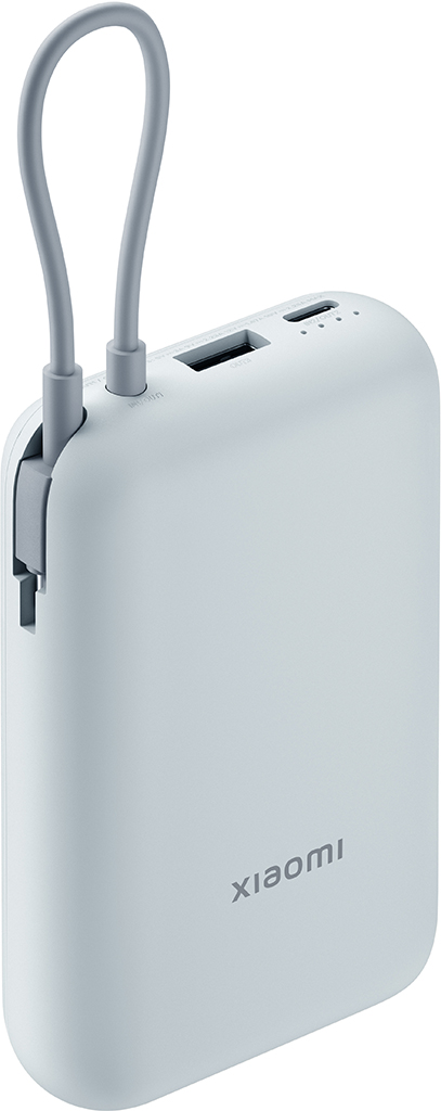 Портативное зарядное устройство Xiaomi Power Bank 10000mAh с кабелем Blue