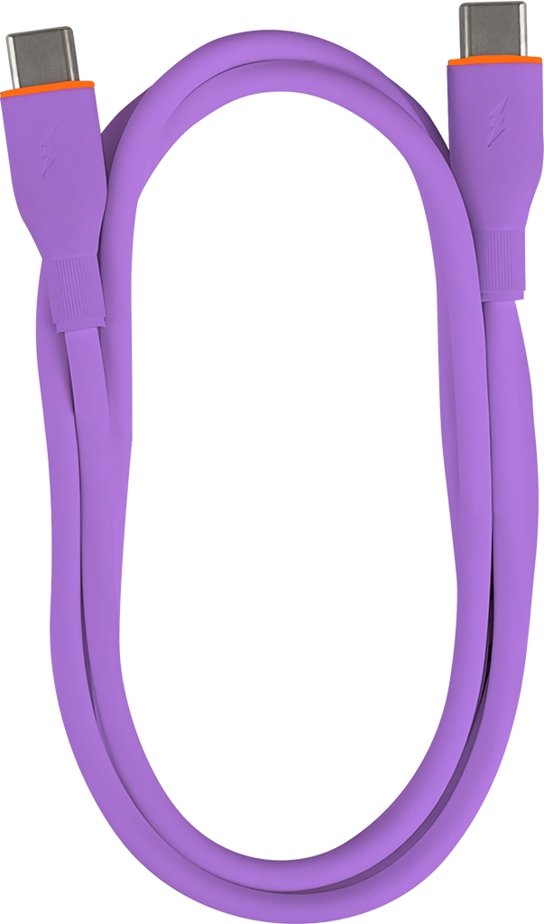 Кабель Gal USB-C to USB-C 1m Purple 449₽