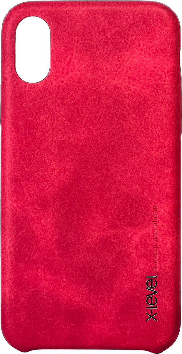 Горящие скидки X-Level Vintage для Apple iPhone X Red