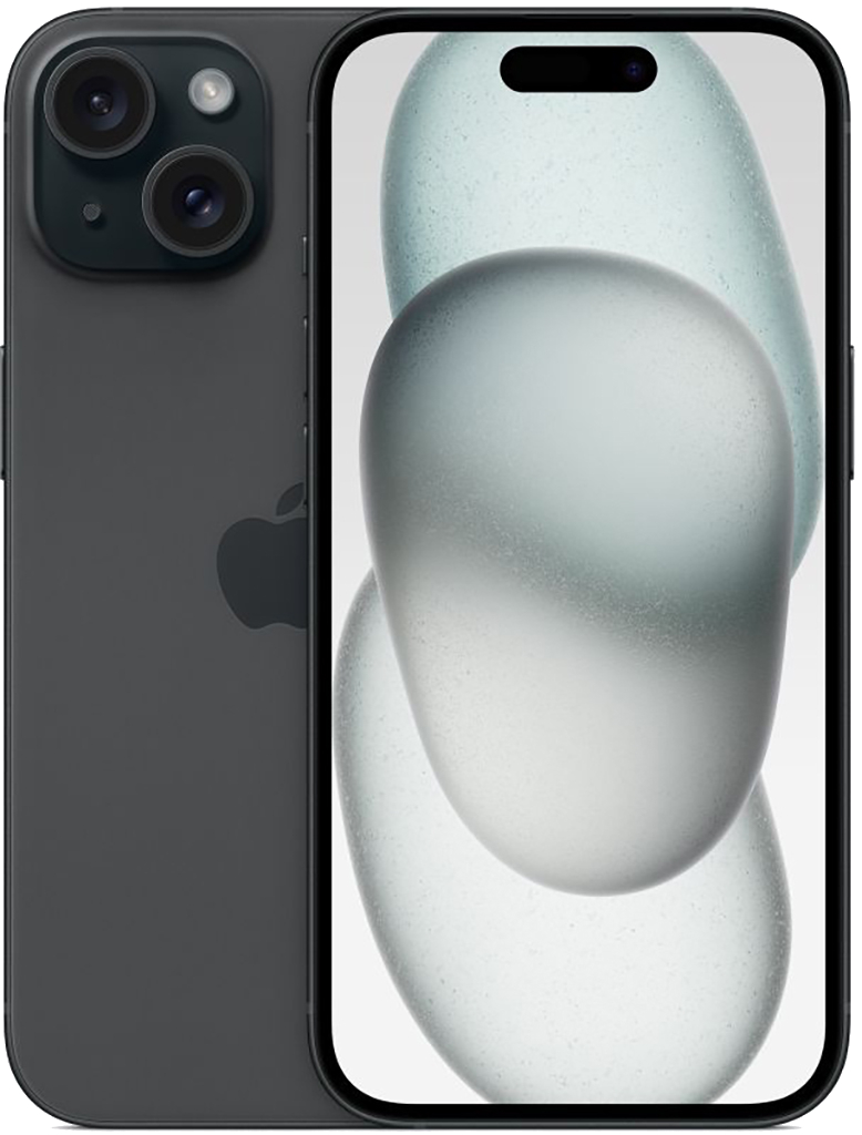 Apple Смартфон Apple iPhone 15 128GB MTMH3J/A Black (Nano+eSIM)