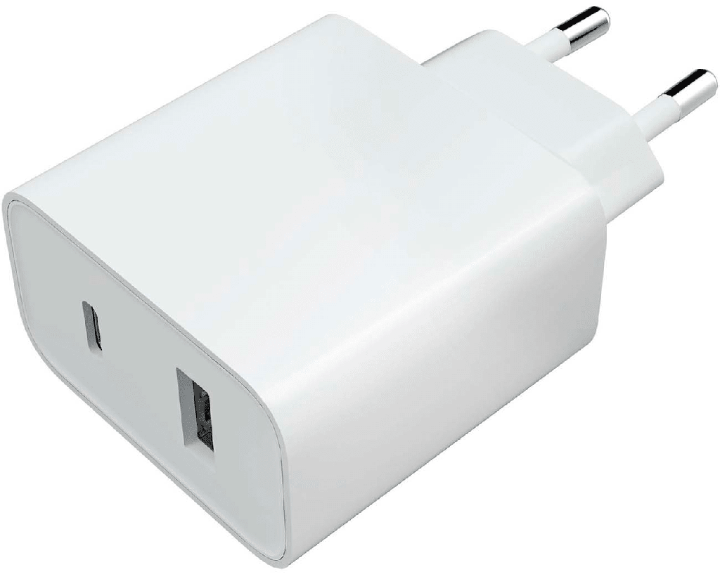 зарядное устройство xiaomi mi 33w wall charger usb a usb c white Mi 33W Wall Charger USB-A + USB-C White