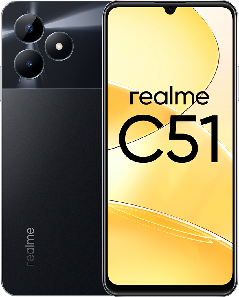 Смартфон realme C51 4/64GB Чёрный
