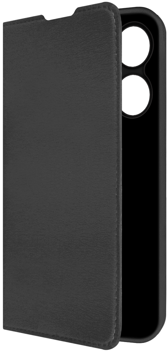 Чехол-книжка Krutoff Eco для Infinix HOT 40/HOT 40 Pro Чёрный