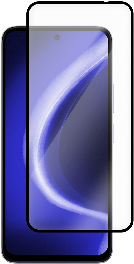 Защитное стекло Krutoff Premium для Xiaomi REDMI 15 Чёрное 490₽