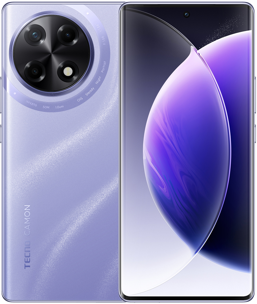 Смартфон TECNO Camon 30S 8/128GB «Фиолетовая туманность»
