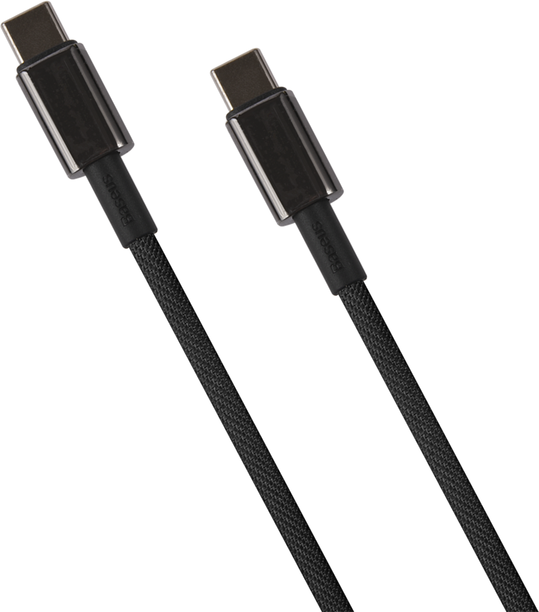 Tungsten Gold CATWJ-01 USB-C to USB-C 1m Black кабель baseus tungsten gold catwj 01 usb c to usb c 1m black