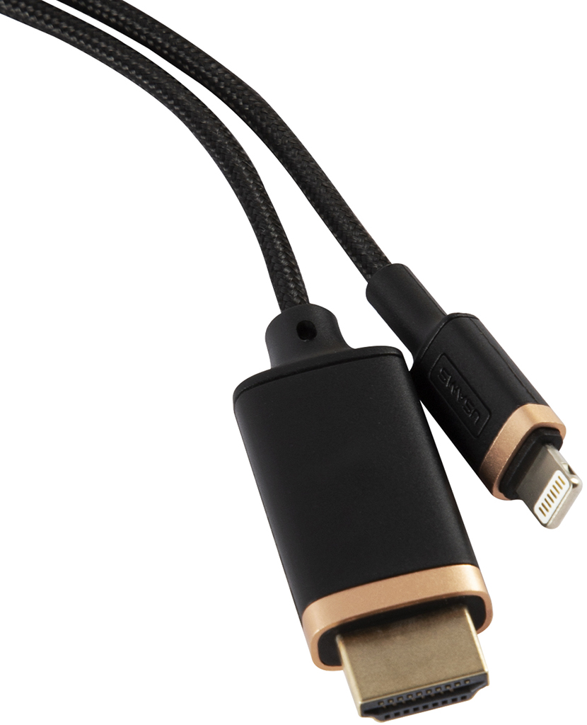 цена US-SJ509 HDMI to Apple Lightning 2m Black