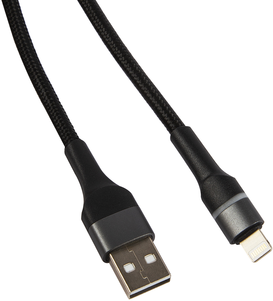 U76 USB to Apple Lightning 1.2m Black кабель usams u76 usb c to apple lightning 1 2m black
