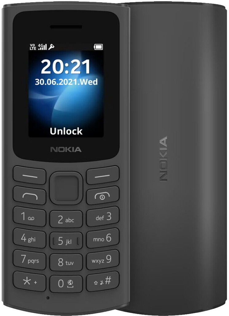 105 TA-1557 Dual SIM EAC Charcoal кнопочный телефон nokia 110 ta 1567 dual sim eac charcoal