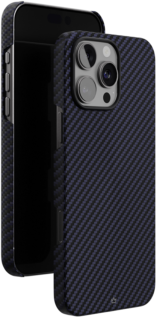 Клип-кейс VLP Kevlar Case для Apple iPhone 16 Pro с MagSafe тёмно-синий