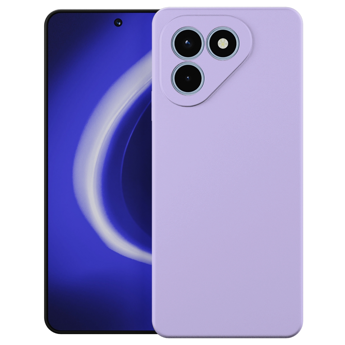 Клип-кейс Krutoff Silicone Case для TECNO Pova 7 Neo Purple 290₽