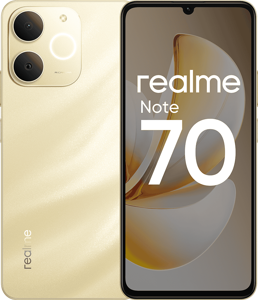 Смартфон realme Note 70 6/128GB Золотой
