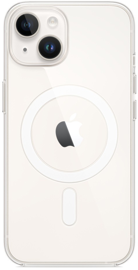Clear Case with MagSafe для iPhone 14 прозрачный прозрачный чехол для iphone 14 clear case with magsafe прозрачный