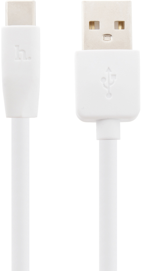 X1 USB to USB-C 1m White кабель type c на usb hoco x1