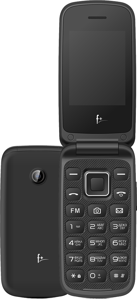 Кнопочный телефон F+ Flip 2 Black