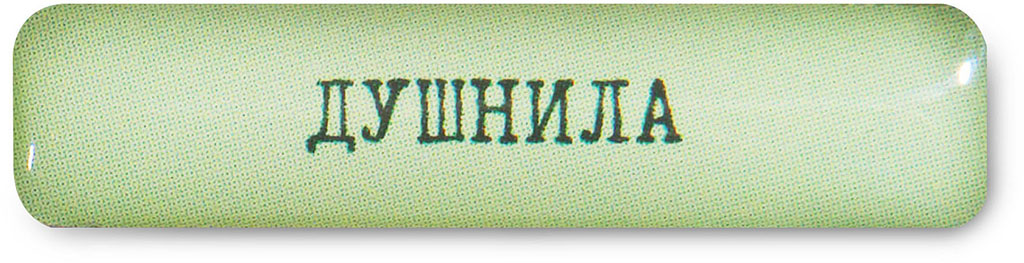 Наклейка VLP 3D «Душнила»
