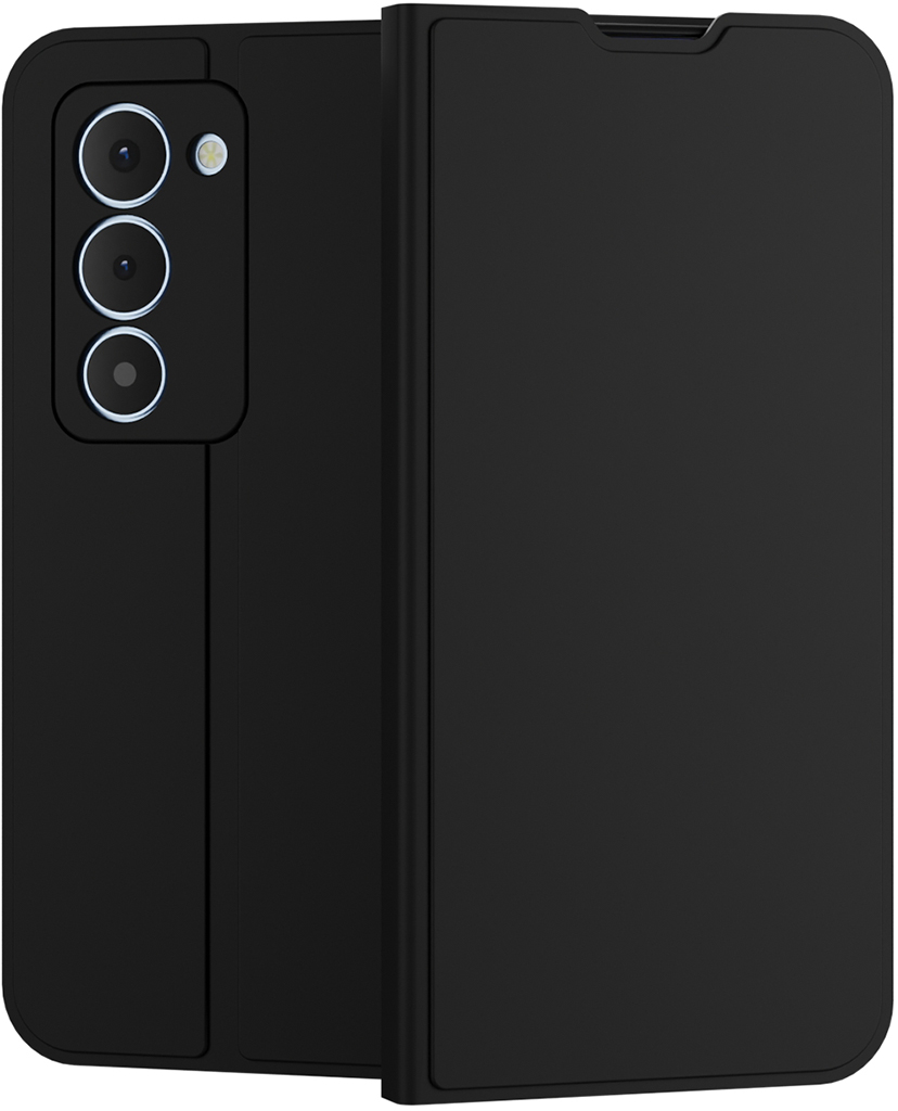 Чехол-книжка Krutoff Magnet для Xiaomi REDMI 15 Чёрный
